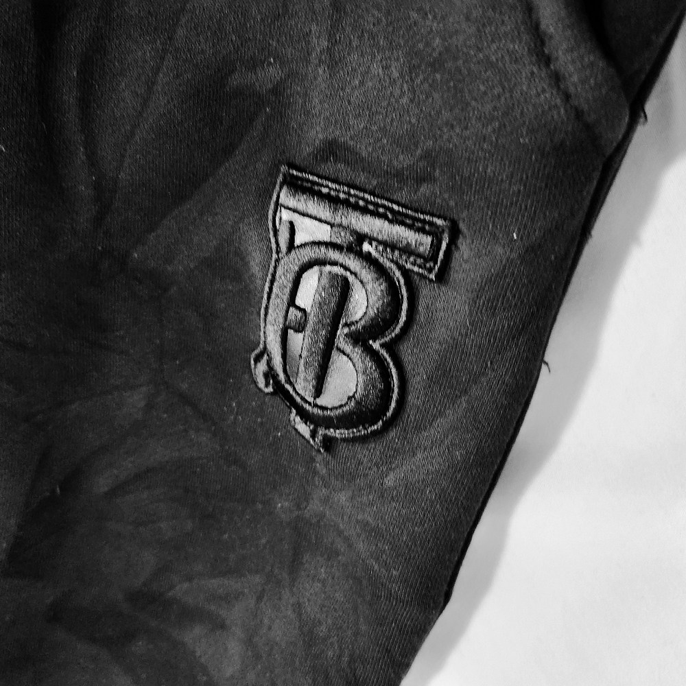 BURBERRY GRESHAM TB BLACK SWEAT PANTS LOUNGE WEAR